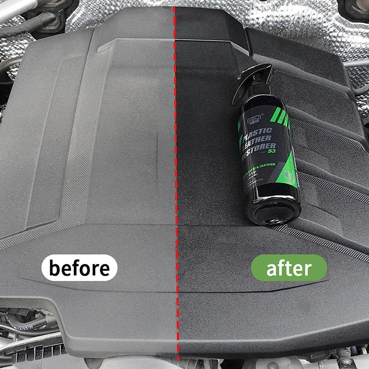 Car Leather PCV Renovator Spray Premium Formula Liquid (Pack of 1)