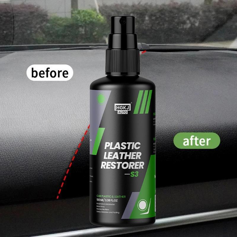 Car Leather PCV Renovator Spray Premium Formula Liquid (Pack of 1)